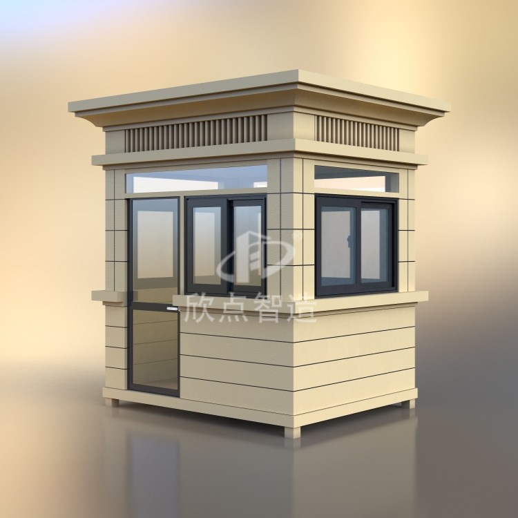 保安岗亭门卫室户外可移动钢结构亭收费值班室停车场厂家成品