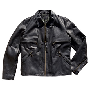 赔本抛售【英式直拉】磨砂山羊皮真皮衣