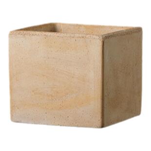 Deroma帝罗马长方形欧式简约摩卡绿植盆栽手工白陶盆量贩组合套装