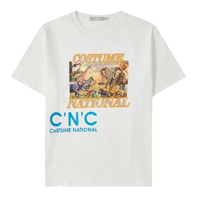 cnc奥莱男装发泡印花圆领T恤