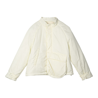 ZOLLE因为短款简约薄棉服外套