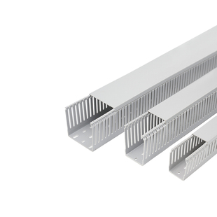 PVC线槽阻燃工业环保线槽配电箱配电柜控制箱细齿线槽密齿线槽S型