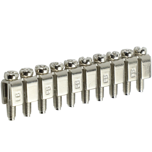 FBI10-6中心式连接条UK接线端子汇流排短路条EB10-5边插式联接片