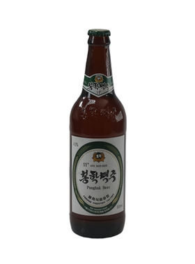 朝鲜原装进口凤鹤啤酒
