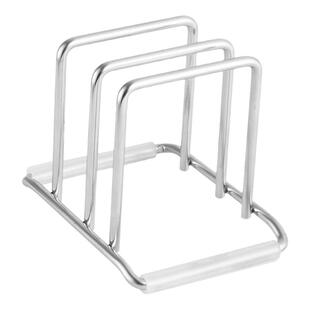 304不锈钢厨房放置架砧板置物架菜板架家用锅盖案板面板刀具收纳