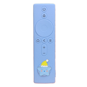 适用小米蓝牙语音4A电视机顶盒子遥控器4C硅胶保护套可爱加厚外壳