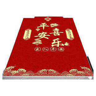 红色入户门地垫进门门口门垫入户2025新款硅藻泥防滑垫地毯脚垫