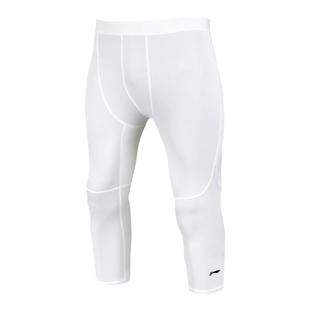 李宁紧身裤男新款专业篮球七分打底裤美式高弹压缩裤跑步运动健身