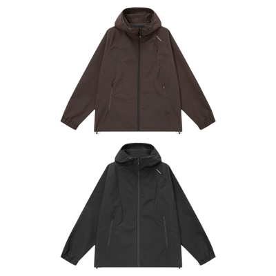 吕小虎山系户外防泼水连帽夹克