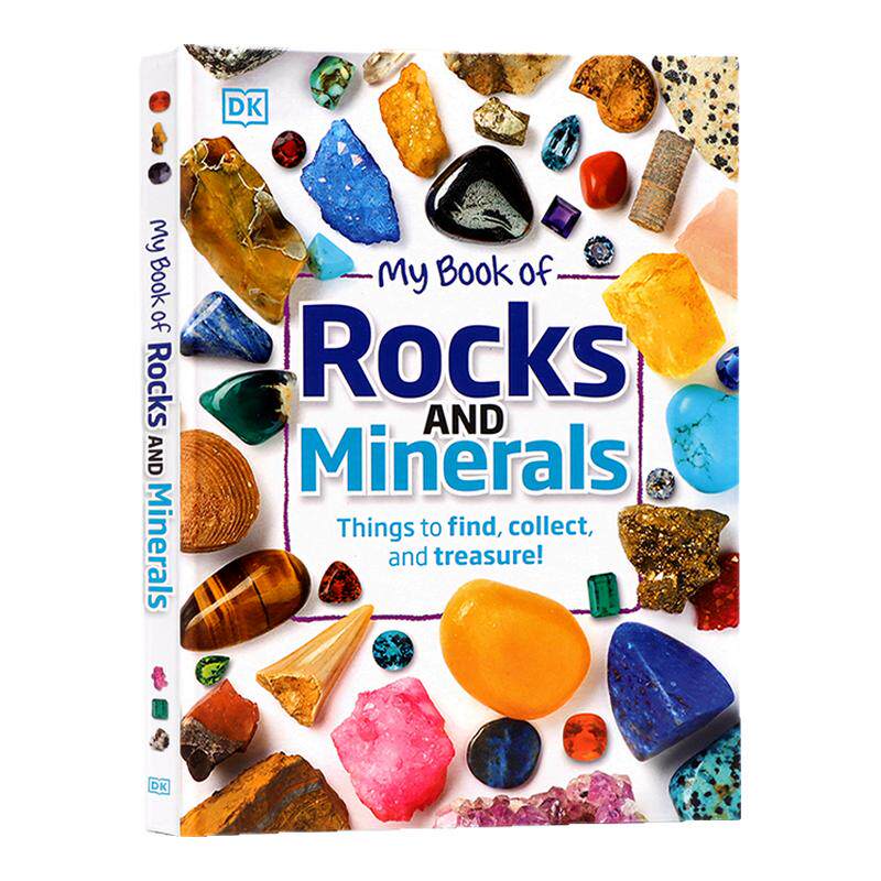 DK 儿童岩石与矿物百科 My Book of Rocks and Minerals 英文原版 青少年科普百科读物 岩石宝石矿物全彩图解指南