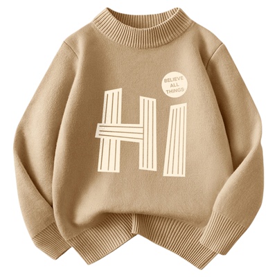 真维斯童装男童半高领毛衣