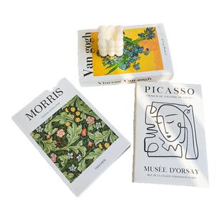 ins仿真道具书拍照氛围好物简约现代假书仿真书高级感装饰网红直播间场景布置摆设拍摄道具模型时尚橱窗摆件