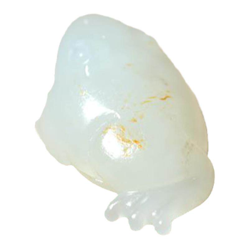 新疆和田玉籽料洒金苏工玉缘白玉