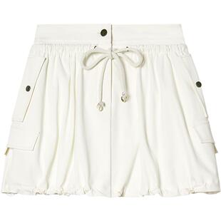 SALT.P可颜白色花苞半身裙女短款2026春新款AC36150040