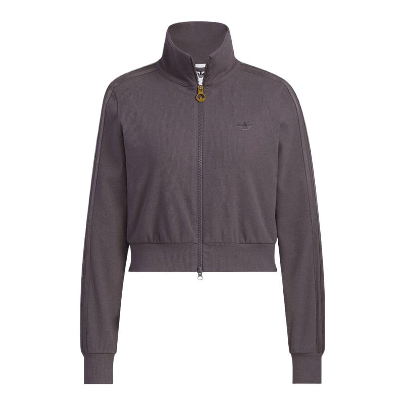 滔搏adidas阿迪达斯三叶草女子RIB CLLAR运动健身夹克外套KB5446