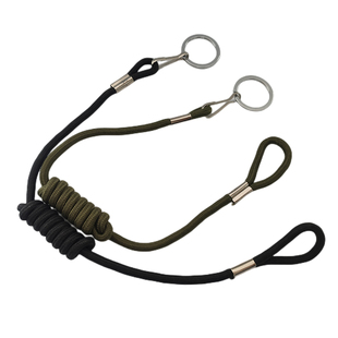 老式钥匙绳子防丢多功能绳男士编织钥匙链复古怀旧腰挂绳枪带绳