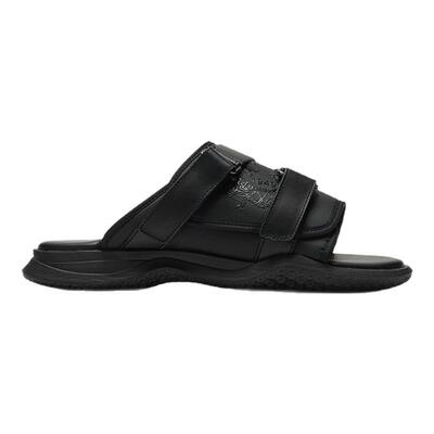 鬼塚虎黑色男女休闲凉拖鞋