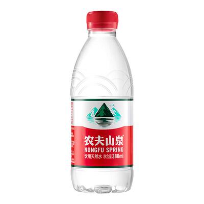 农夫山泉饮用水天然水380ml*24瓶