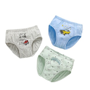 男童三角内裤三条装莱卡棉男宝小裤头男孩莫代尔小中大儿童小内内