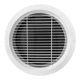 新风出风口圆形百叶abs空调排气口风罩装饰盖250管道排风口通风口