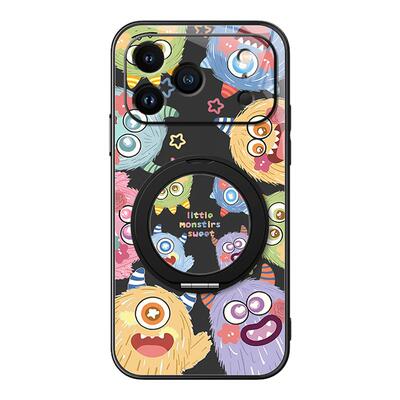 适用苹果16promax手机壳iphone17苹果15/14新款13磁吸支架xs2026可爱11/12女款16plus卡通高级air怪兽家族