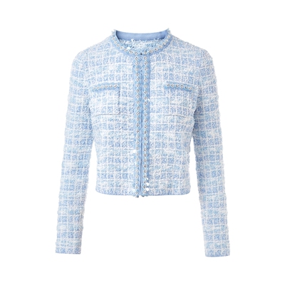 朗姿莱茵福莱尔手工钻饰套装裙