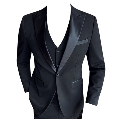 塔士多西服套装高档商务结婚礼服