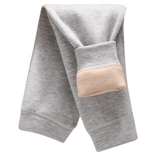 儿童保暖裤男童羊绒蚕丝加厚秋裤内穿女童打底裤宝宝衬裤大童线裤