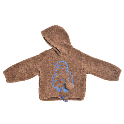 原创毛绒绒风秋冬外套连帽卫衣