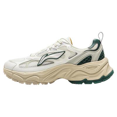 李宁正品2025新款星环男子柔软回弹舒适透气复古休闲鞋AGCV111