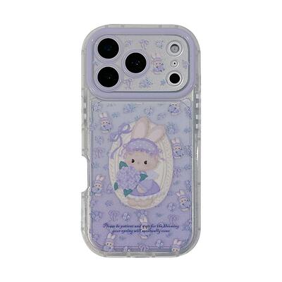 ins少女心碎花手机壳适用苹果