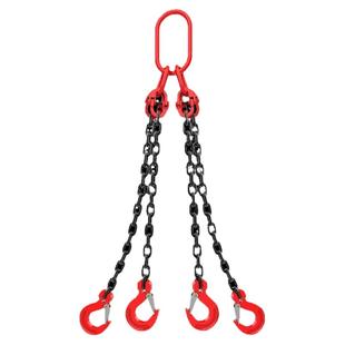 上海沪工公司起重链条吊索具锰钢G80组合铁链吊索具吊钩吊环挂钩