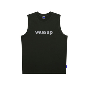 WASSUP HEODS潮牌2024新款纯棉上衣运动健身篮球无袖背心男士夏季