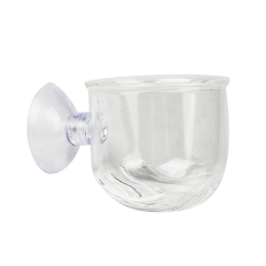 超白缸玻璃喂食器灯科鱼红虫杯投鱼食喂食杯虾缸草缸线虫鱼粮饲料红虫杯喂食器鱼虫漏斗投食圈线虫血虫饲料喂食玻璃塑料鱼缸喂食器