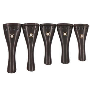 青歌PV11小提琴乌木拉弦板拉线板配尾绳配件1/2/3/4/4/8