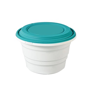 加厚一次性外卖打包盒食品级圆形带盖汤面分离可微波商用塑料餐盒