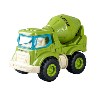 搅拌车工程车儿童玩具车新款男孩吊车3到6岁挖掘机惯性滑行车玩具