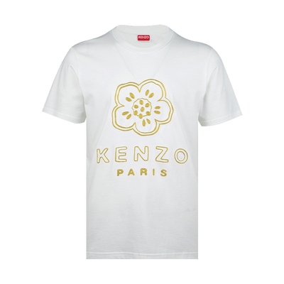 KENZO绣花修身短袖T恤男士