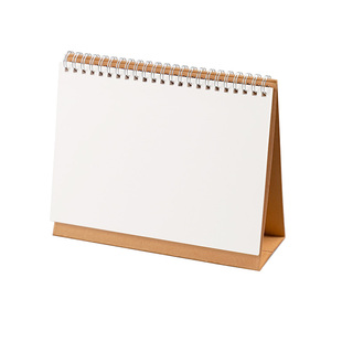 双线圈空白台历记事本 更轻薄易携带涂抹不易透简约学生桌面本子