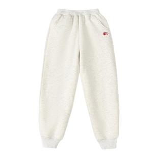 笛莎官方旗舰童装女童加绒运动裤冬季新款女孩儿童时尚保暖休闲裤