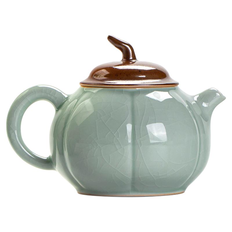 廷怀窑茶具套组汝窑开片可养