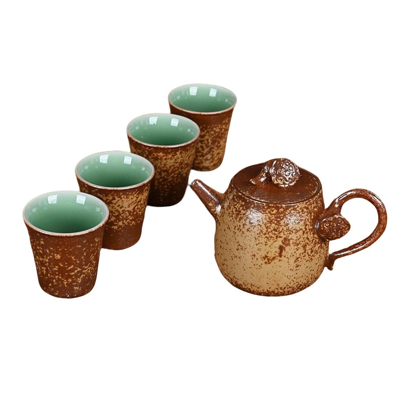 精品青瓷泡茶壶茶杯组合茶具套装