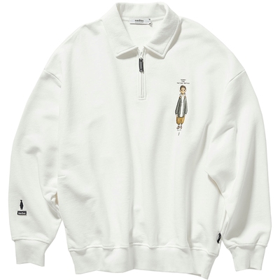 nauticawhitesail半开襟卫衣