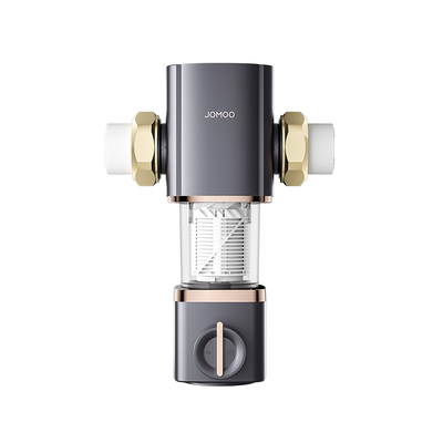 九牧前置过滤器家用全屋自来水反冲洗净水器大通量滤水器免换耗材