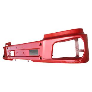 适用陕汽德龙X3000自卸车铁保险杠带漆保险杠前护杠加厚防撞