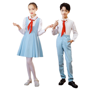 国庆儿童大合唱男女礼服中小学生舞蹈演讲诗歌朗诵比赛演出服冯琳