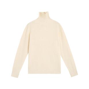 紫涵100%绵羊毛高领针织衫女2025冬季新款基础百搭保暖打底衫毛衣