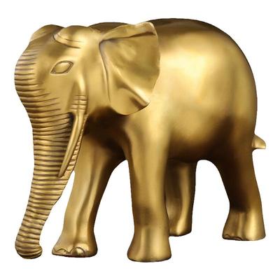 【已祝福后发出】黄铜招财吸水象