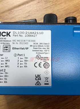 议价DL100-21AA2110西克sick激光距离传感器 货号1066427全新原装