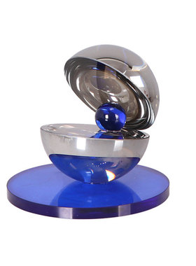 抽象艺术克莱因蓝软装花器摆件